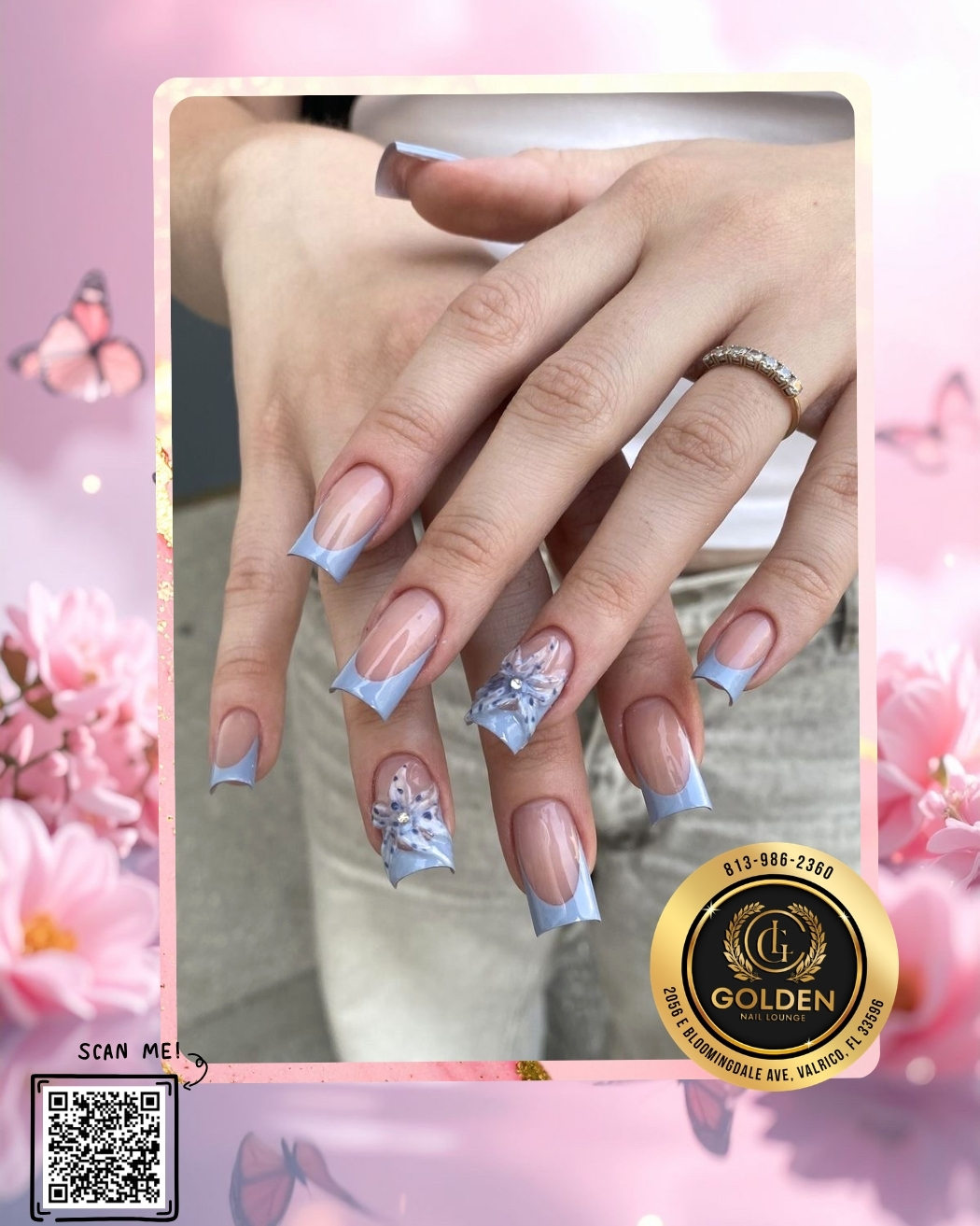 top nail art by Golden Nail Lounge